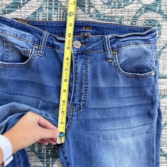 KUT from the Kloth Women's High Rise‎ Fab Ab Crop Skinny Jeans - Size 6 - Picture 9 of 11